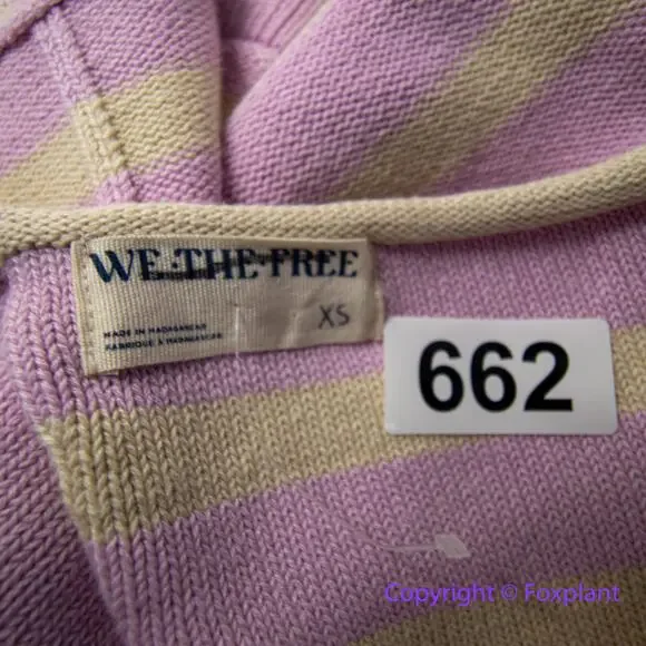 New! Free People‎  We The Free Crossroads Pullover pink sweater, size XS - Picture 11 of 12